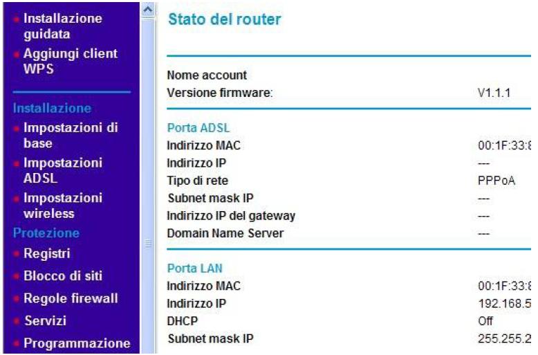 Netgear DGN2000 Manuale Configurazione Adsl